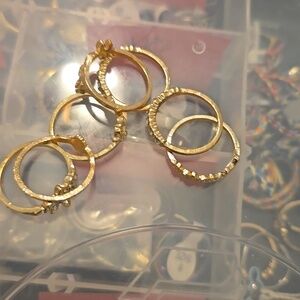 Bundle of gold rings